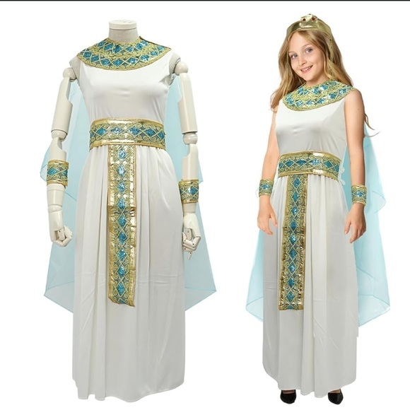 Other - EGYPTIAN PRINCESS COSTUME GOLD AND BLUE ACCENTS